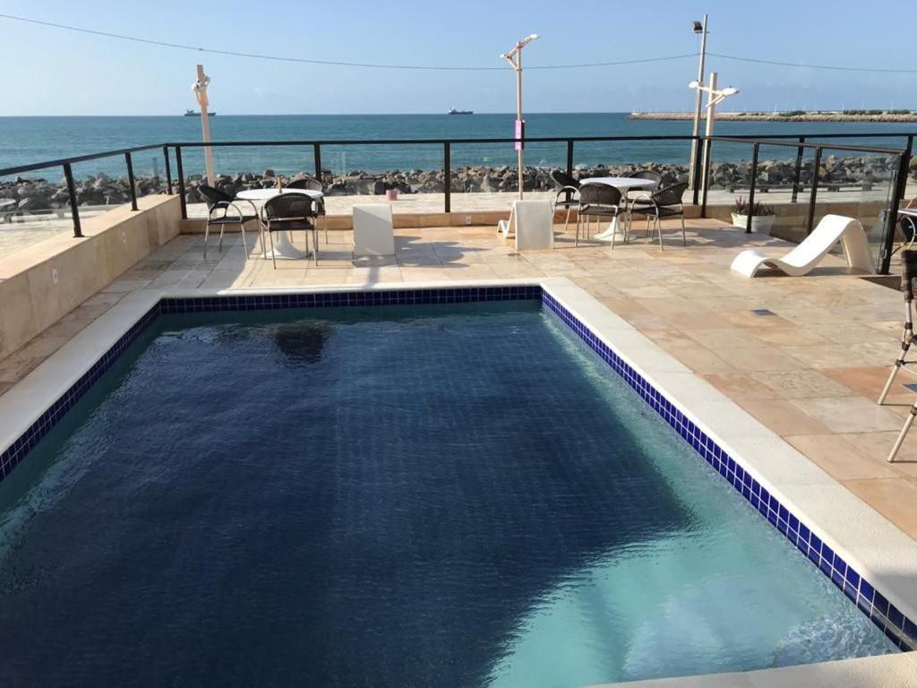 Ferienwohnung 804 Lindo Flat Mobiliado Com Vista Lateral Mar Na Praia De Iracema Fortaleza  Exterior foto